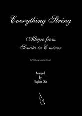 Allegro from Sonata in E minor Orchestra sheet music cover